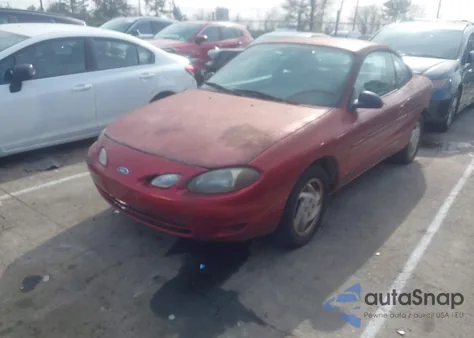 2000 Ford Escort Zx2 from USA, damaged, VIN 3FAKP1135YR255702